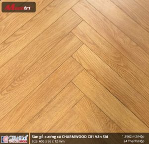 sàn gỗ xương cá Charmwood C01