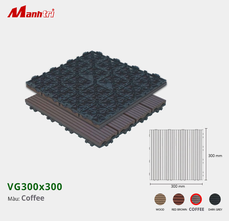 Vỉ gỗ nhựa lót sàn Mạnh Trí Vỉ gỗ nhựa lót sàn Mạnh Trí