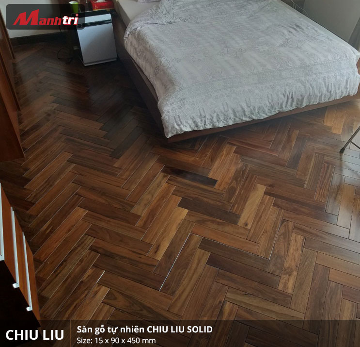 sàn gỗ chiu liu 450