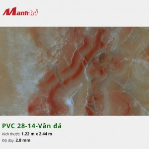 Tấm nhựa PVC 28-14-vân đá