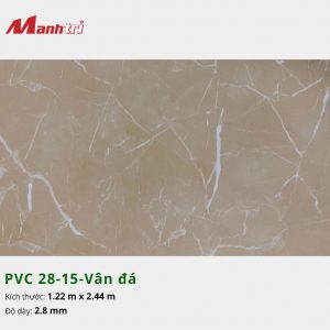 Tấm nhựa PVC 28-15-vân đá