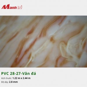 Tấm nhựa PVC 28-27-vân đá
