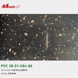 Tấm nhựa PVC 28-31-vân đá