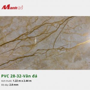 Tấm nhựa PVC 28-32-vân đá