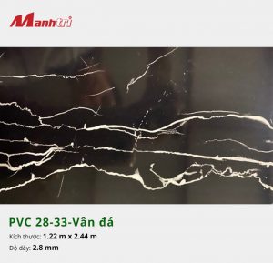 Tấm nhựa PVC 28-33-vân đá
