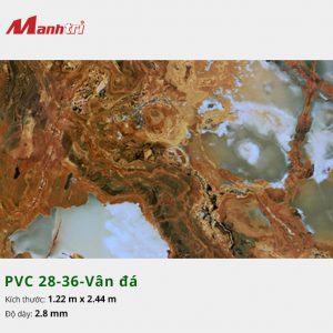 Tấm nhựa PVC 28-36-vân đá