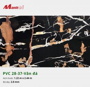 Tấm nhựa PVC 28-37-vân đá