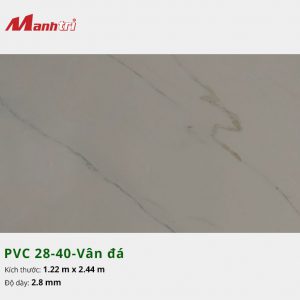 Tấm nhựa PVC 28-40-vân đá