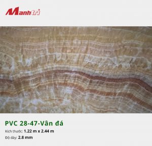 Tấm nhựa PVC 28-47-vân đá