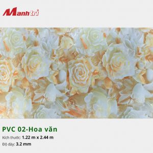 tấm ốp tường hoa văn PVC 02