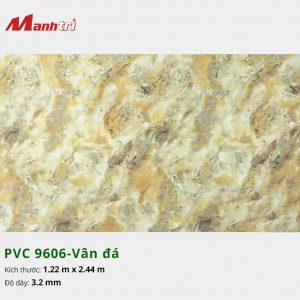 tấm ốp tường vân đá PVC 9606