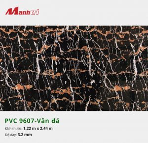 tấm ốp tường vân đá PVC 9607