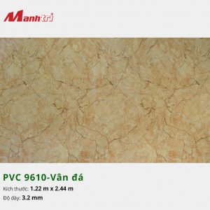 tấm ốp tường vân đá PVC 9610