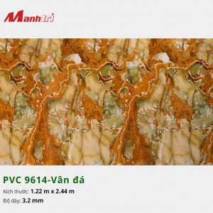 tấm ốp tường vân đá PVC 9614