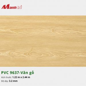 tấm ốp tường vân gỗ PVC 9637
