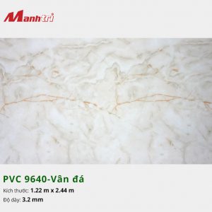 tấm ốp tường vân đá PVC 9640