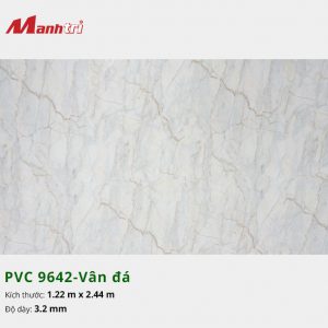 tấm ốp tường vân đá PVC 9642