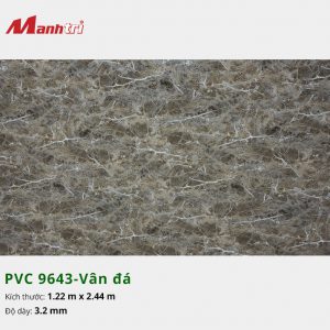 tấm ốp tường vân đá PVC 9643