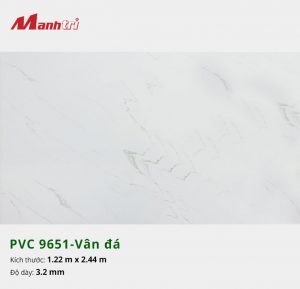 tấm ốp tường vân đá PVC 9651