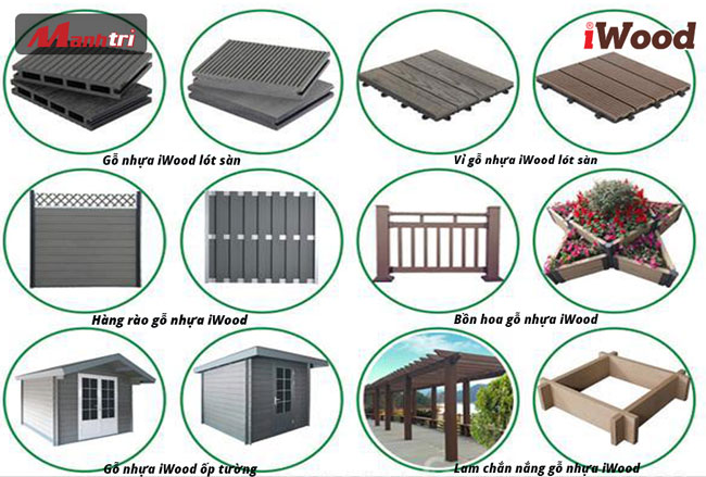 ứng dụng gỗ nhựa iwood ngoài trời hình 2