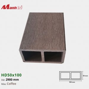 Thanh lam gỗ Mạnh Trí HD50x100-Coffee