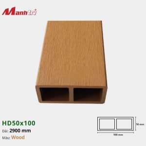 Thanh lam gỗ Mạnh Trí HD50x100-Wood