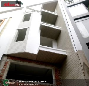 Công trình ốp gỗ nhân tạo ở Bình Thạnh