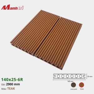 Sàn gỗ nhựa Techwood 140x25-6R-Teak