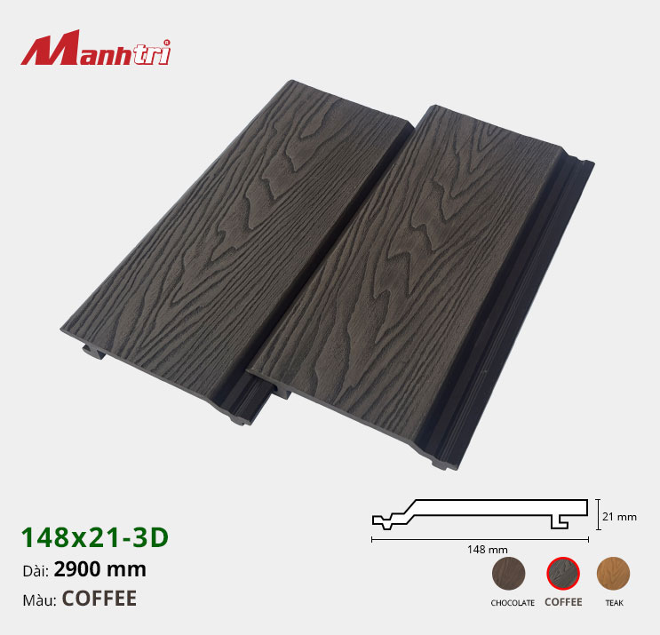 op-tran-tuong-148-21-3D-coffee-hinh-3 Gỗ Nhựa Ốp Tường,Trần Techwood 148x21-3D-Coffee
