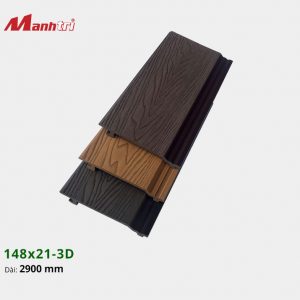 Gỗ Nhựa Ốp Tường,Trần Techwood 148x21-3D