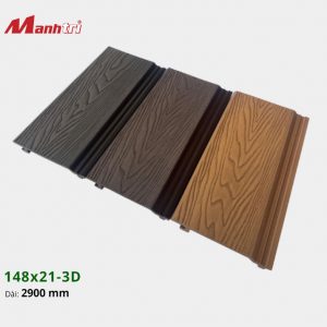 Gỗ Nhựa Ốp Tường,Trần Techwood 148x21-3D