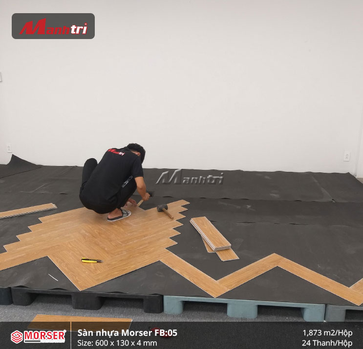 sàn nhưa xương cá Morser FB:05