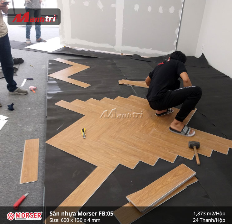 sàn nhưa xương cá Morser FB:05