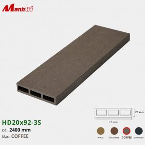 Gỗ Nhựa HD20x92-Coffee