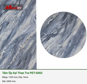 Tấm ốp sợi than tre vân giả đá