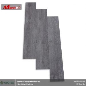 Sàn nhựa Glotex 2mm keo sẵn V260