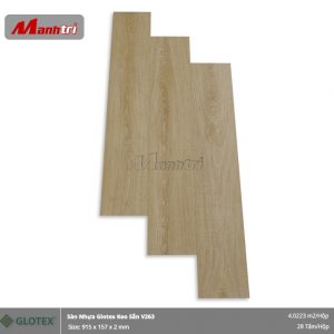 Sàn nhựa Glotex 2mm keo sẵn V263