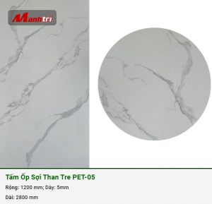 Tấm ốp sợi than tre vân giả đá