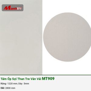 Tấm ốp sợi than tre vân vải MT909