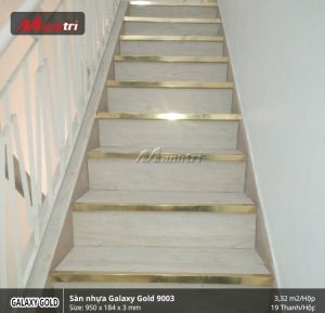 công trình sàn nhựa Galaxy Gold 9003
