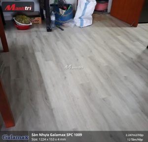 Thi công sàn nhựa galamax