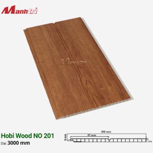 Tấm Ốp Hobi Wood vân gỗ NO 201