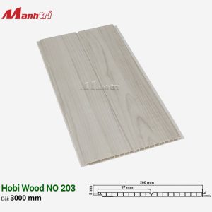 Tấm Ốp Hobi Wood vân gỗ NO 203