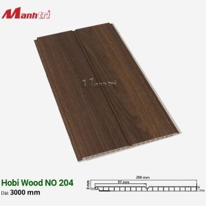 Tấm Ốp Hobi Wood vân gỗ NO 204