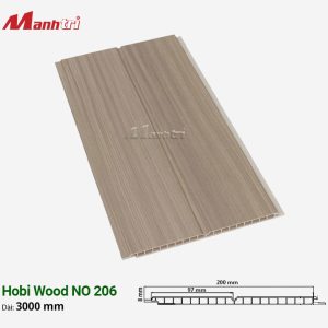Tấm Ốp Hobi Wood vân gỗ NO 206
