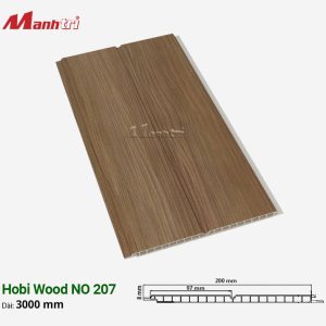 Tấm Ốp Hobi Wood vân gỗ NO 207