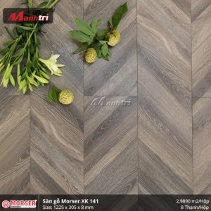 Sàn Gỗ Morser Xương Cá 3D XK 141