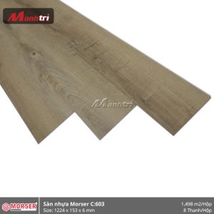 sàn nhựa hèm khóa Morser C:603
