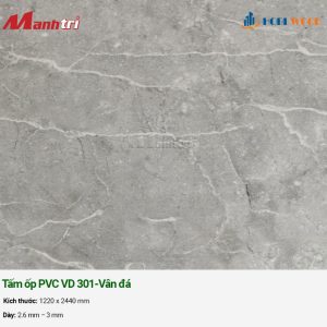 Tấm Nhựa PVC VD 301-Vân đá