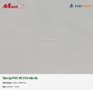 Tấm Nhựa PVC VD 313-Vân đá